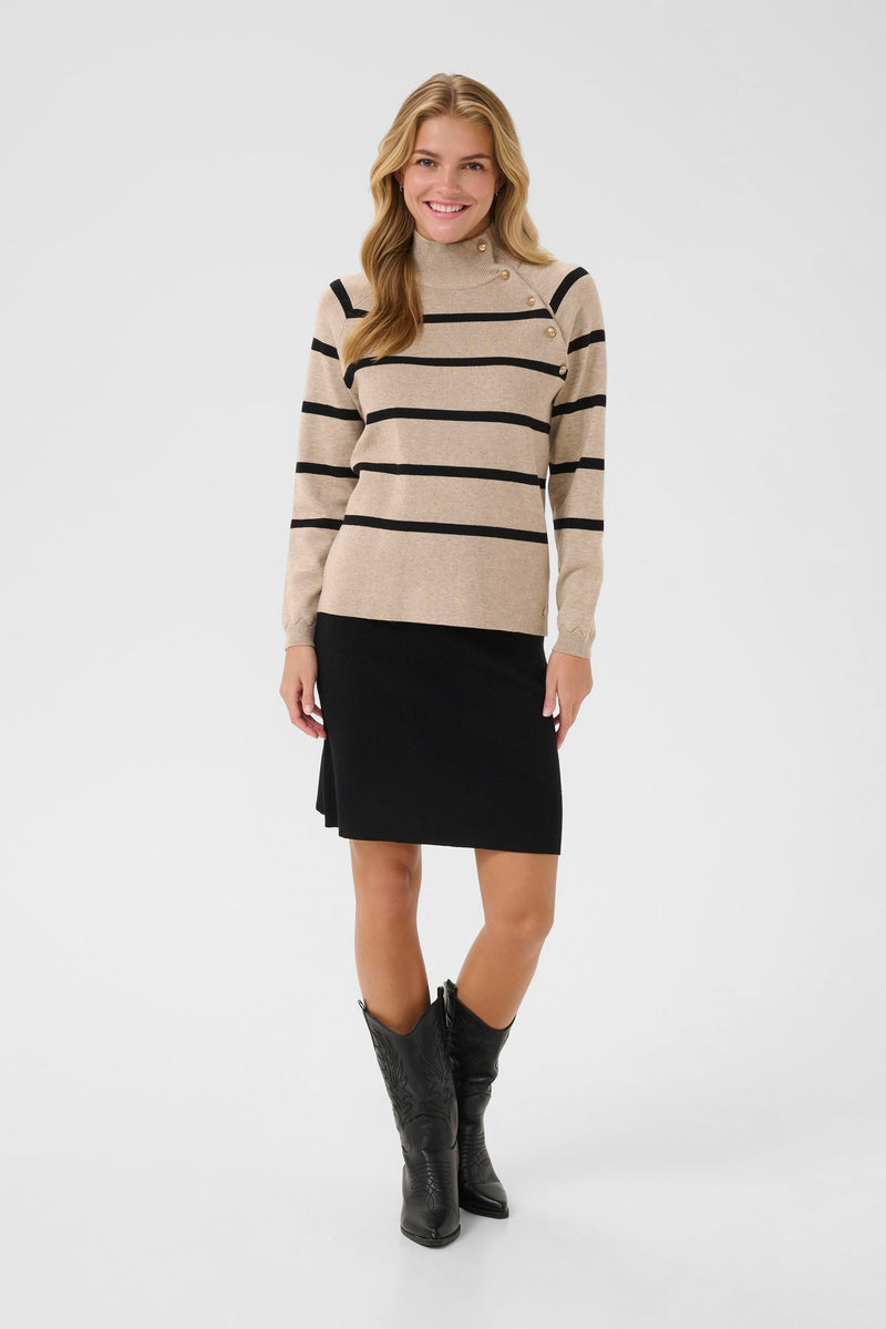 Cream Dela napillinen neule 11383