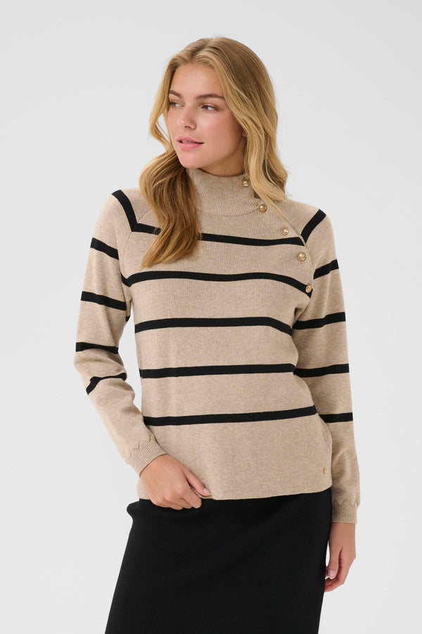 Cream Dela napillinen neule 11383