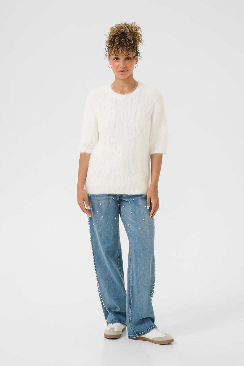 Cream Lini knit pullover 11592