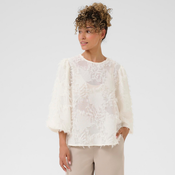 Cream Freja blouse 11593