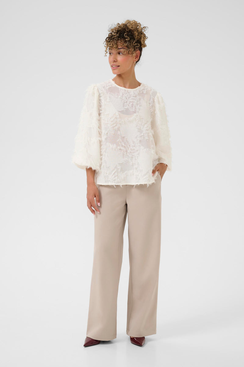 Cream Freja blouse 11593