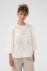 Cream Freja blouse 11593