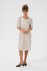 Cream Diddi dress 11595