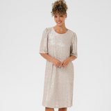 Cream Diddi dress 11595