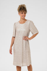 Cream Diddi dress 11595