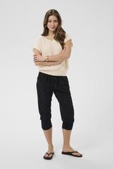 Cream Evisa knit blouse 12159