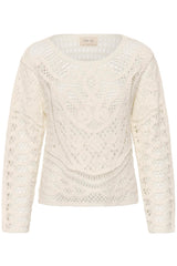 Cream Elly knit pullover 12245