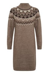 Cream Cherrie knit dress 12474