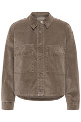 Cream Corduroy Shirtjacket 12502
