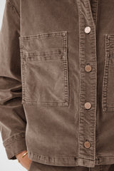 Cream Corduroy Shirtjacket 12502