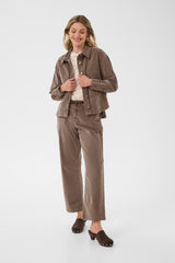 Cream Corduroy Shirtjacket 12502
