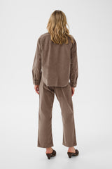 Cream Corduroy Shirtjacket 12502