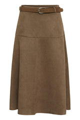 Cream Canna skirt 12697