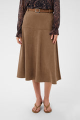 Cream Canna skirt 12697