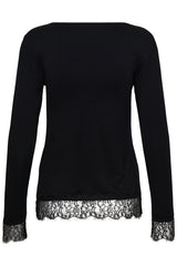 Cream Alvaia lace shirt 12476