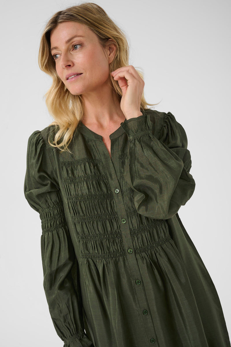 Cream Henva shirt dress 11530