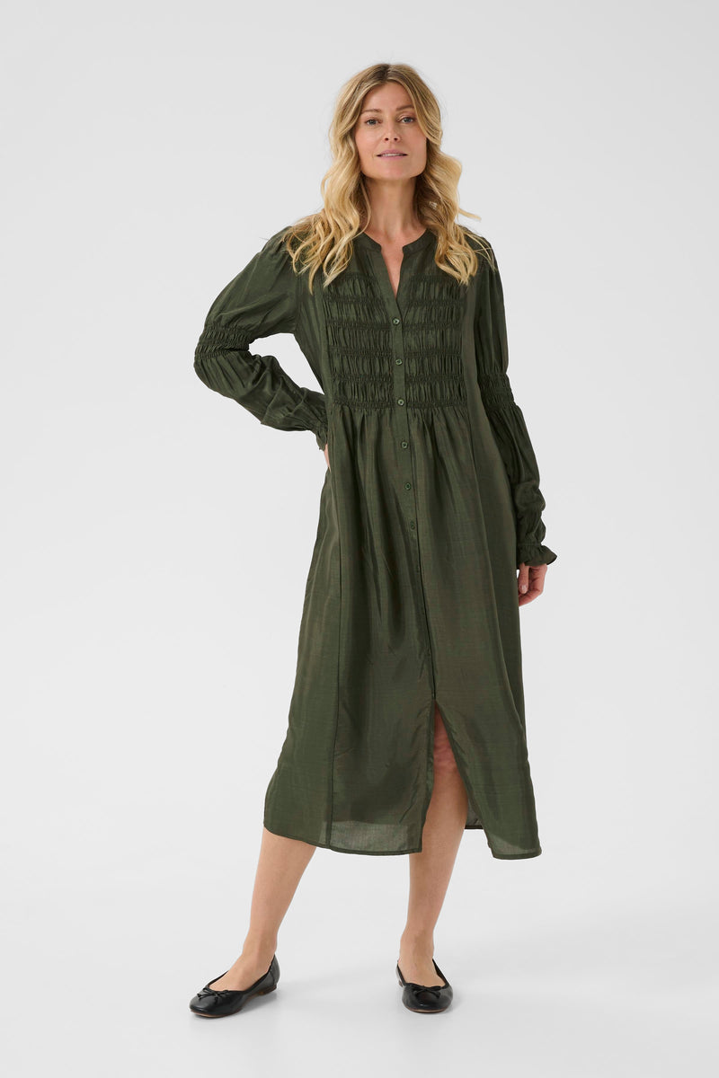 Cream Henva shirt dress 11530