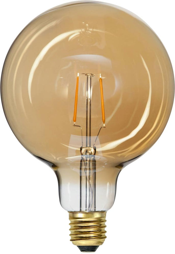 Led-lamppu E27 G125 plain amber 2000k 80lm 9221