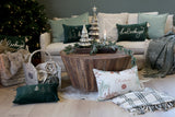 Chic joulutyynynpäällinen tupsuilla 11704
