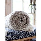 Chic torkkupeitto ruskea 130 x 150cm 12490