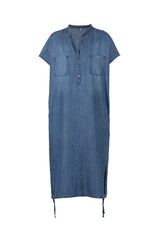 BLUE Deva cot/tencel dress 12320