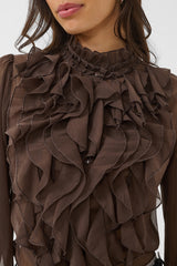 Saint Tropez Lilja Crinkle shirt 12470