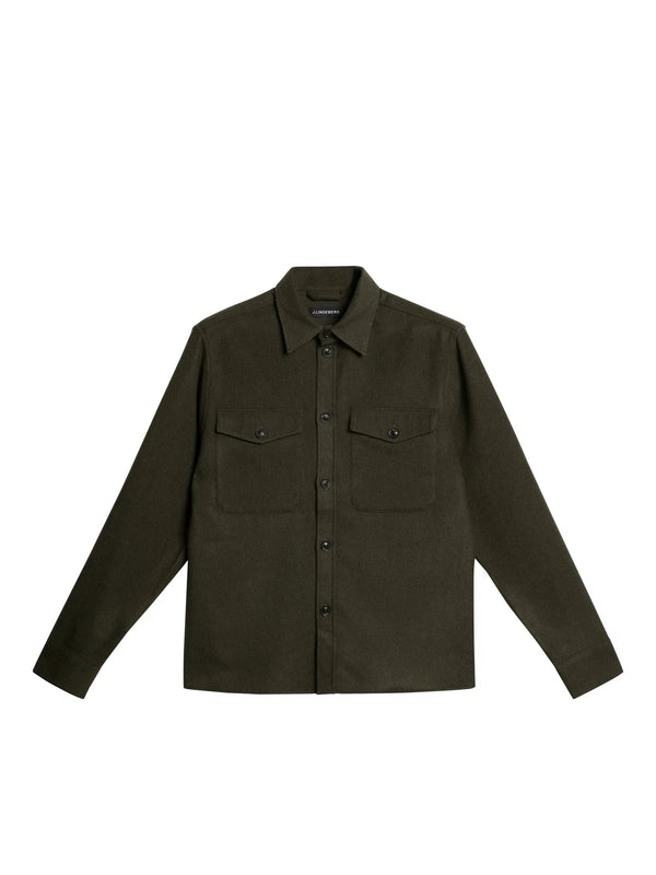 J.Lindeberg Flat Wool Overshirt 9964