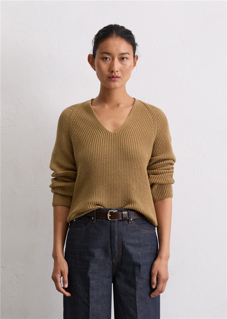 Marc O'Polo puuvillaneule 11273 pure sand