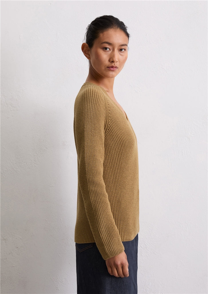 Marc O'Polo puuvillaneule 11273 pure sand