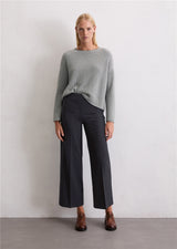 Marc O'Polo puuvillaneule 11274 grey granite melange