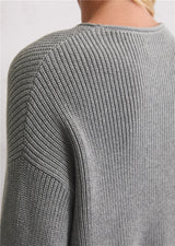 Marc O'Polo puuvillaneule 11274 grey granite melange