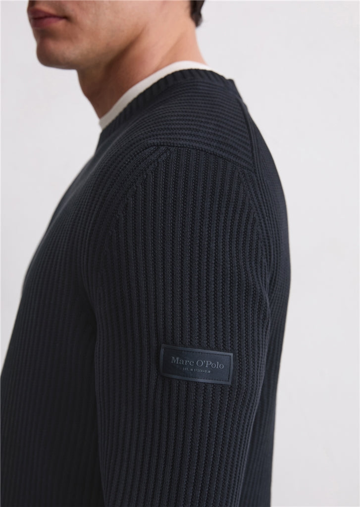 Marc O'Polo puuvillaneule 11272 deep night blue