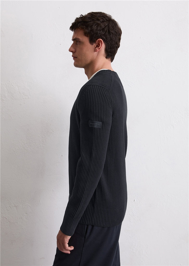 Marc O'Polo puuvillaneule 11272 deep night blue