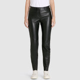 MAC Skinny vegan keinonahkahousut 11552