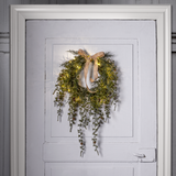 Barr käpyseinäkranssi valoilla 35cm 11608