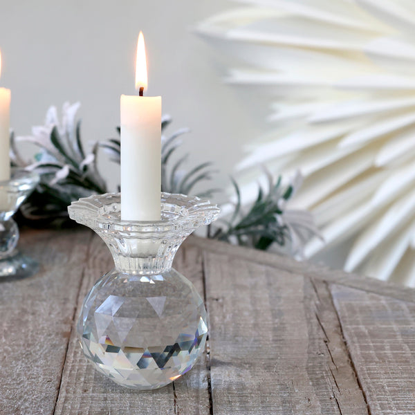 Chic kynttilänjalka lasia 11716