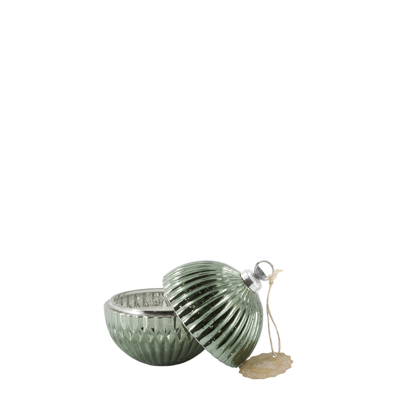 Chic tuoksukynttilä joulupallossa 10,5cm 11694