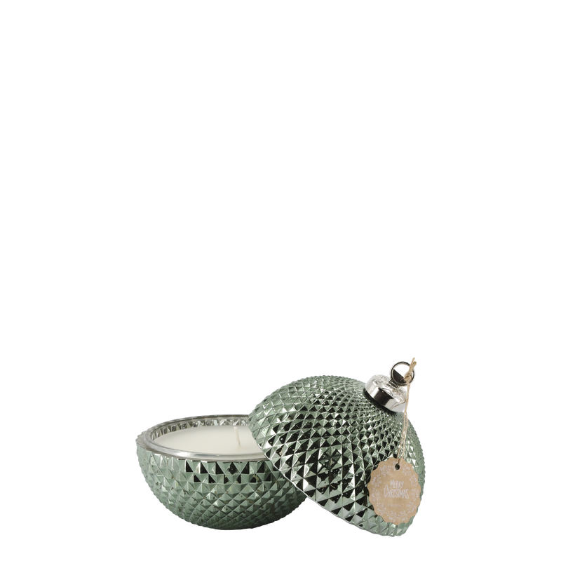 Chic tuoksukynttilä joulupallossa 12,5cm 11695