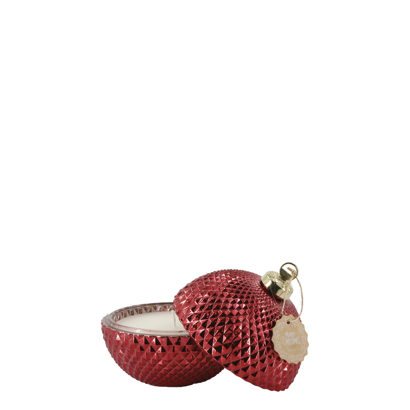 Chic tuoksukynttilä joulupallossa 12,5cm 11695