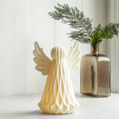 Vinter led-enkeli 19cm 11618