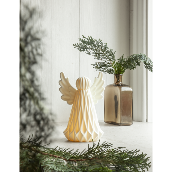 Vinter led-enkeli 19cm 11618