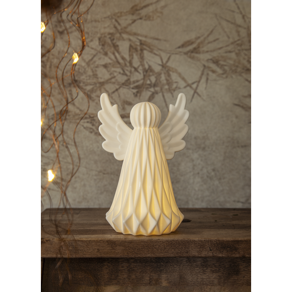 Vinter led-enkeli 19cm 11618