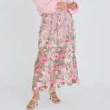 Kukkapuolihame Fuschia skirt 11891