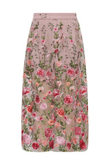 Kukkapuolihame Fuschia skirt 11891