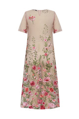 Kukkahame Fuschia midi dress 11890