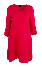 Boheme Dress 3/4 heavy linen 12048