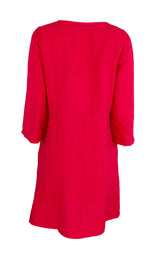 Boheme Dress 3/4 heavy linen 12048