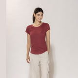 Blue Lotta linen t-paita 12115