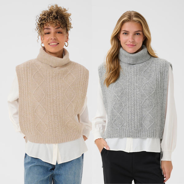 Cream Frina knit slipover 11531