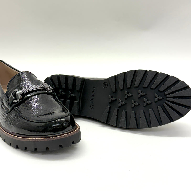 Caprice musta loafer koristesoljella 11314